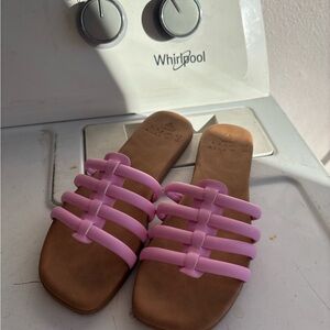 Roxy Women's Pink Slide Sandals